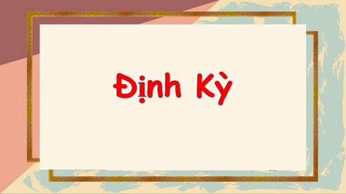 Định kỳ là từ trái nghĩa với từ đột xuất