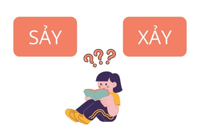 Sảy ra và xảy ra dễ bị nhầm lẫn do người dùng không phân biệt rõ âm đầu s – x khi phát âm