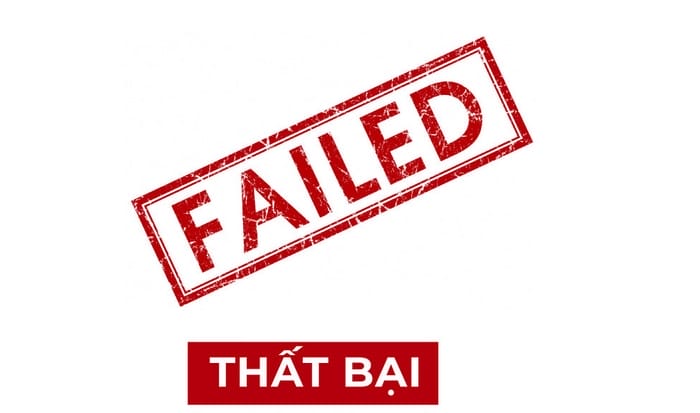 Từ trái nghĩa được sử dụng nhiều của từ xuất sắc là thất bại