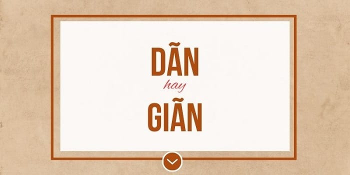 dãn hay giãn