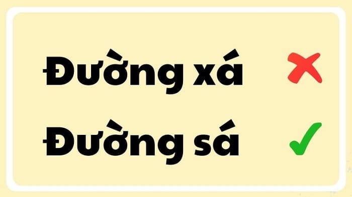 Đường sá được sử dụng phổ biến trong văn bản, giao tiếp hàng ngày