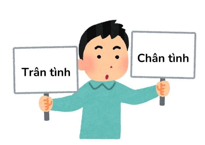 trân tình hay chân tình